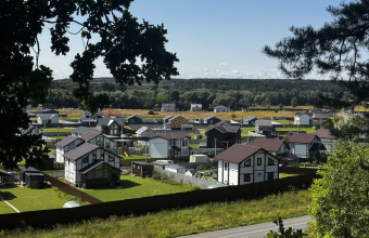 Застройка поселка в Чеховском районе